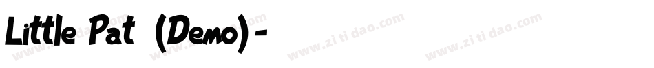 Little Pat (Demo)字体转换